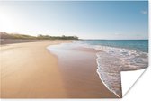 Poster Tropical beach in Amérique 180x120 cm - Tirage photo sur Poster (décoration murale salon / chambre) / Poster Paysages XXL / Groot format! / Mer et plage