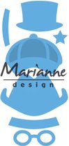 Marianne Design Creatable Mal Kims BudMal boy set LR0475 8.0x16.0 centimeter