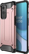 OnePlus 9 Pro Hoesje - Mobigear - Outdoor Serie - Hard Kunststof Backcover - Roze - Hoesje Geschikt Voor OnePlus 9 Pro