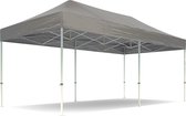 Easy up partytent 3x6m - Professional | PVC gecoat polyester | Grijs -  | Frame: Aluminium | Hex 50