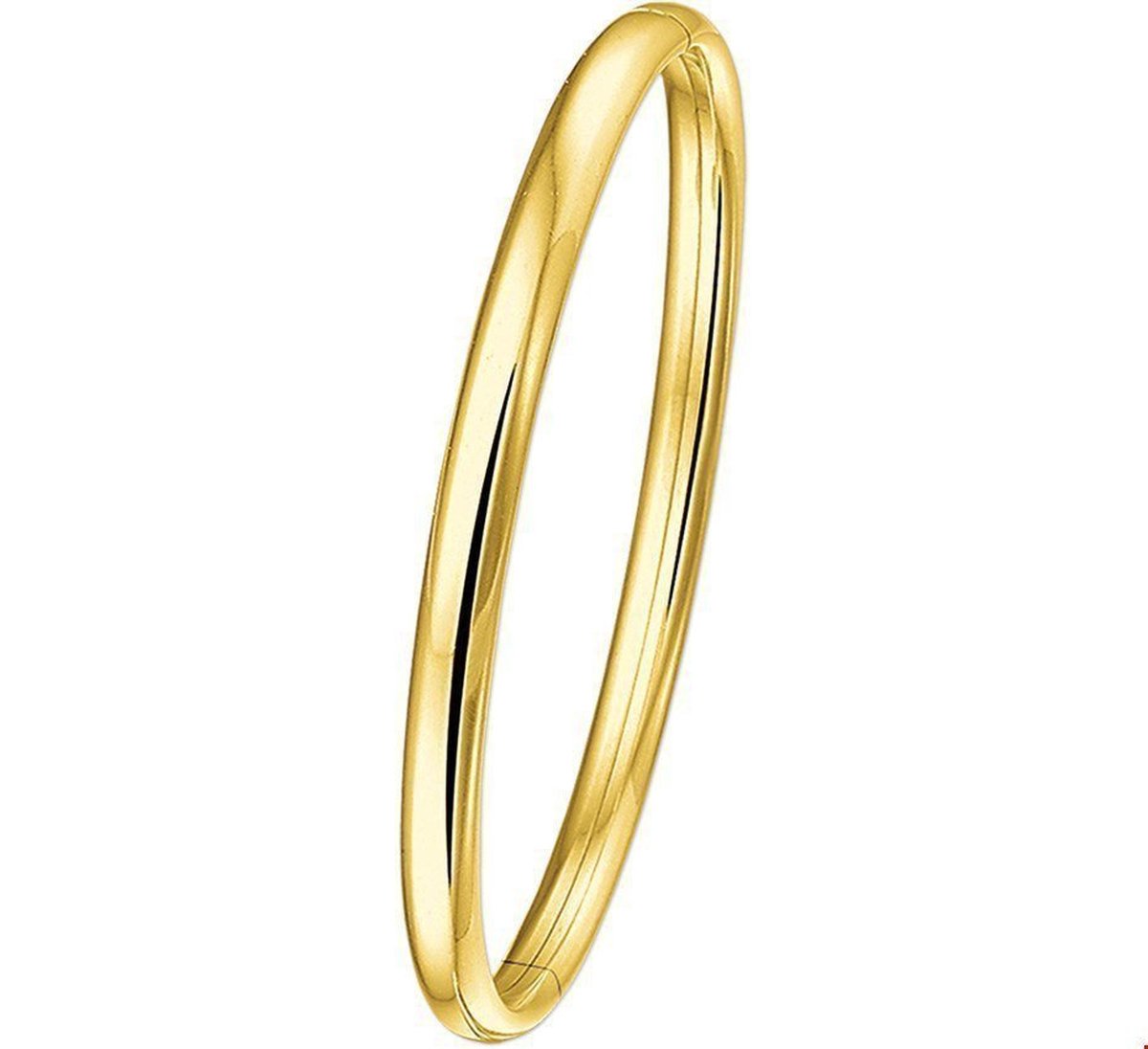 Huiscollectie bangle Goud Scharnier Halfronde Buis 5 X 64 mm