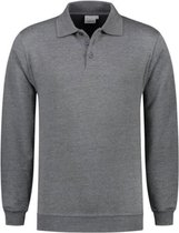 Santino Robin Polo Sweater lange mouw - Donkergrijs - XL