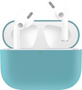 AirPods hoesjes van By Qubix - AirPods Pro Solid series - Siliconen hoesje - Turquoise