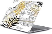 Coque MacBook de By Qubix - Compatible avec la coque MacBook Air 13 pouces 2018 - Couleur: Feuille abstraite (A1932, version Touch ID)
