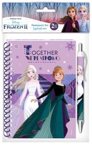 Disney Notitieboek Frozen 2 Meisjes Paars/blauw 2-delig