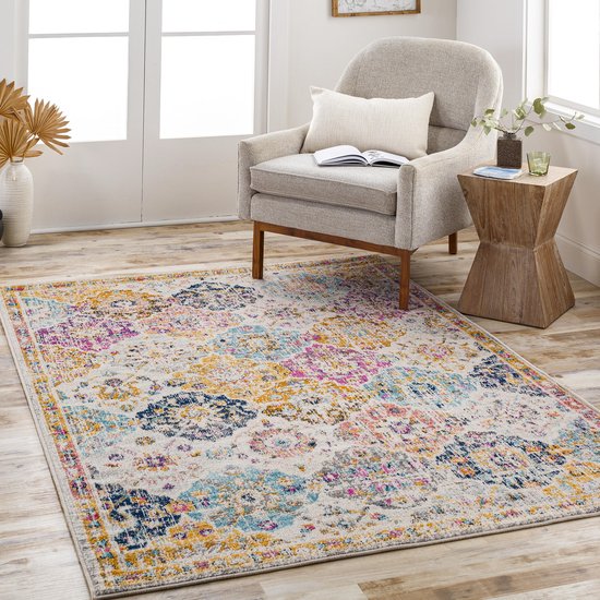 Tapis Surya Vintage Oriental Jade – 200x275 Cm – Pour Salon Ou Chambre