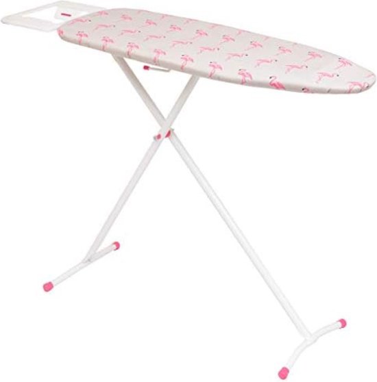 Wasophoogte® Strijkplank - Extra brede strijkplank stoomgenerator - 124*44 cm - 4 verstelbare hoogtes - Dust Grey - Wasophoogte