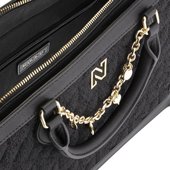 Geruite nikkie online logo tas