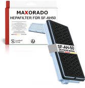 Maxorado 2 stuks Hepa actief koolfilter - filter geschikt voor Miele S5 S8 C2 C3- SF-AH-50 SF-HA-50 - Compleet C2, Compleet C3, Compact C1, Compact C2 – 5996880 5996881 5996882 7226170 9616280 - stofzuiger
