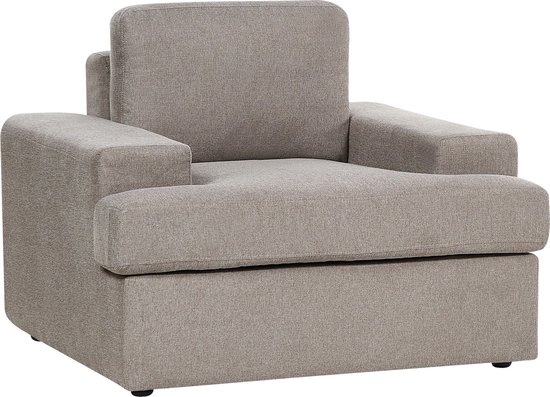 ALLA - Fauteuil - Taupe - Polyester