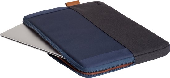 Trust Lisboa - Laptophoes - Laptop sleeve - 13.3 inch - Gerecycled materiaal - Blauw