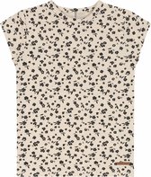 Prénatal peuter T-shirt - Meisjes - Light Brown Melange - Maat 110