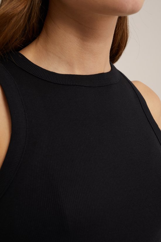 WE Fashion Débardeur femme côtelé