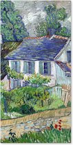 Schuttingposter Huis in Auvers - Vincent van Gogh - 100x200 cm - Tuindoek