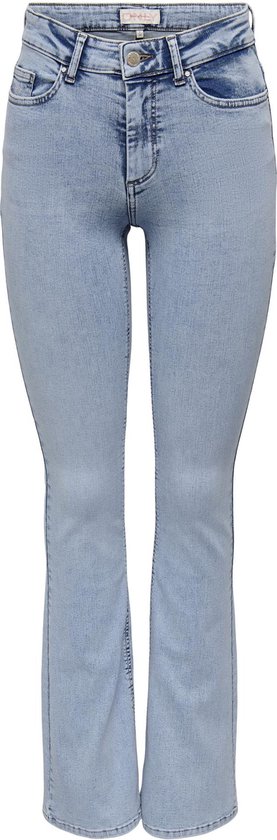 ONLY ONLBLUSH MID SK FLARED DNM TAI864 NOOS Dames Jeans - Maat L X L32
