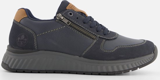 Rieker Sneakers blauw Textiel - Maat 44