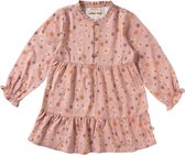 Plume de Your Wishes | Maisy - Robe fleurie rose filles - Taille 80