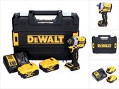 DeWalt DCF 922 P2 accu-slagmoersleutel 18 V 400 Nm 1/2" borstelloos + 2x oplaadbare accu 5.0 Ah + lader + TSTAK