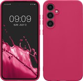 kwmobile telefoonhoesje geschikt voor Samsung Galaxy S23 FE - Hoesje voor smartphone - Back cover in neon roze