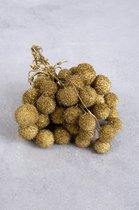 Couronne - Decoratiemateriaal 'Platan Balls' (250gr, Gold glitter)