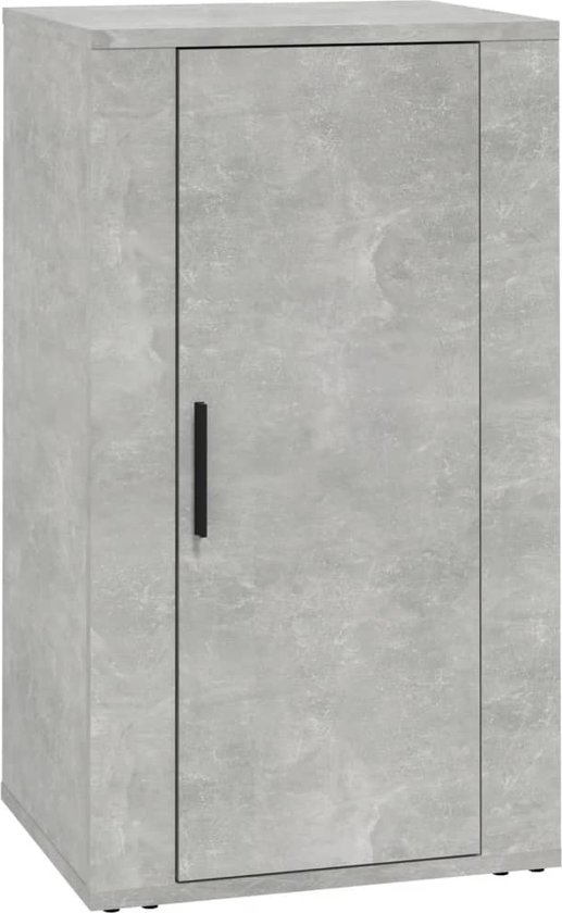 vidaXL Buffet 40x33x70 cm Bois d'ingénierie Béton Gris - Buffet - Commodes - Armoire - Armoire murale
