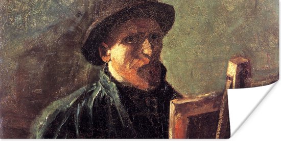 Poster Zelfportret als schilder - Vincent van Gogh - 80x40 cm