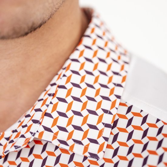 Func Factory mannen Poloshirt Steve retroprint maat L van Func Factory — afbeelding 4