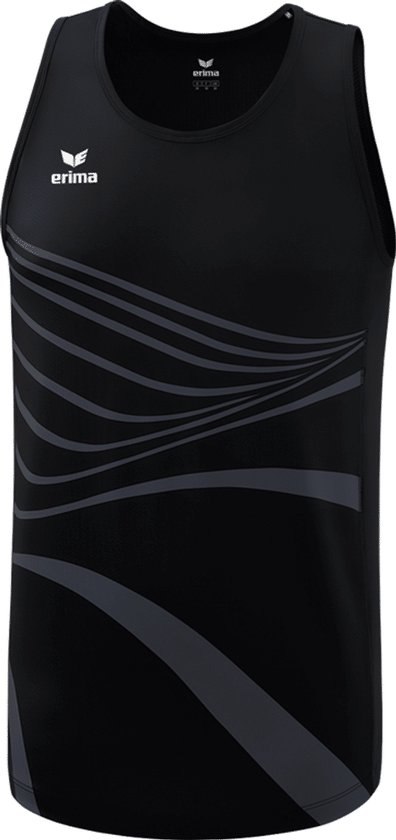 Erima Racing Hardloopsinglet Kinderen - Zwart | Maat: 164