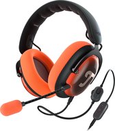 Teufel ZOLA | Bekabelde over-ear headset met microfoon voor games, muziek en home-office, 7.1 binaurale surround sound , Antraciet Coral Red
