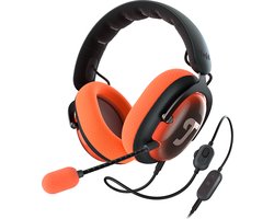 Teufel ZOLA - Bedrade over-ear gaming headset - Home-office - 7.1 binaurale surround sound - donkergrijs Coral Red