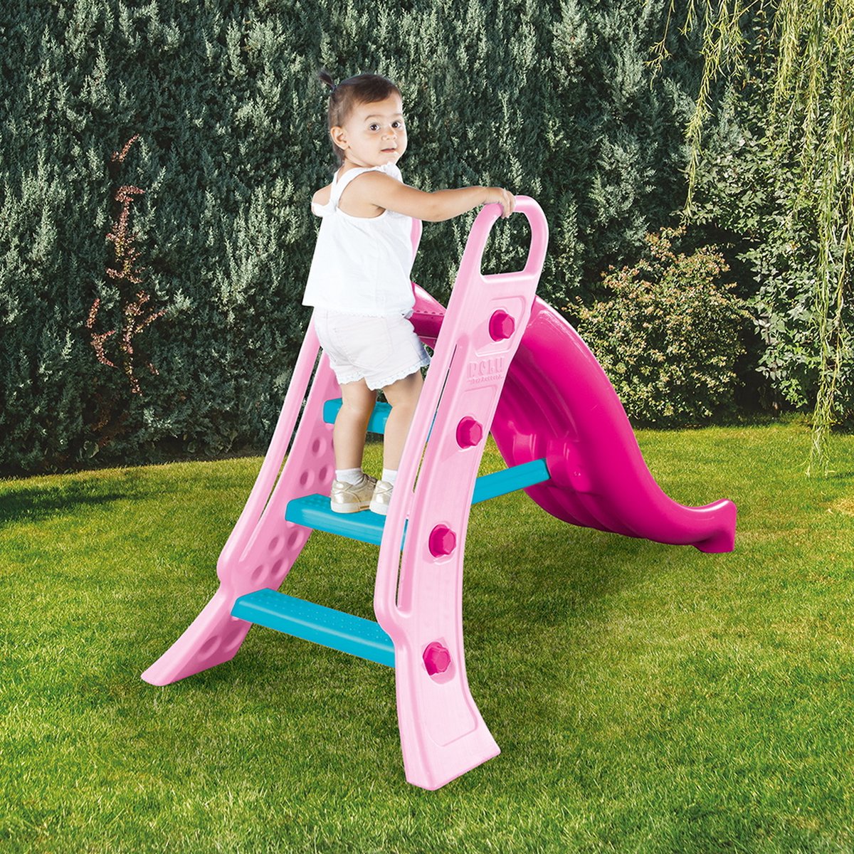Dolu Unicorn XL Waterglijbaan - Losse Glijbaan Peuter - Roze - Binnen & Buiten — afbeelding 5