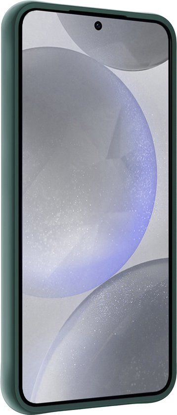 Coque Compatible avec Samsung Galaxy S24 Plus Coque Siliconen Case Cover - Coque Compatible avec Samsung Galaxy S24 Plus Case Cover Case - Vert Foncé