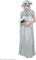 Widmann - Feesten & Gelegenheden Kostuum - Geestelijke Bruid Wacht Op Antwoord - Vrouw - Grijs - Large - Halloween - Verkleedkleding