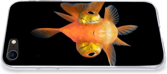 Coque iPhone SE 2020 - Poisson rouge - Animaux aquatiques - Yeux - Coque de téléphone en Siliconen