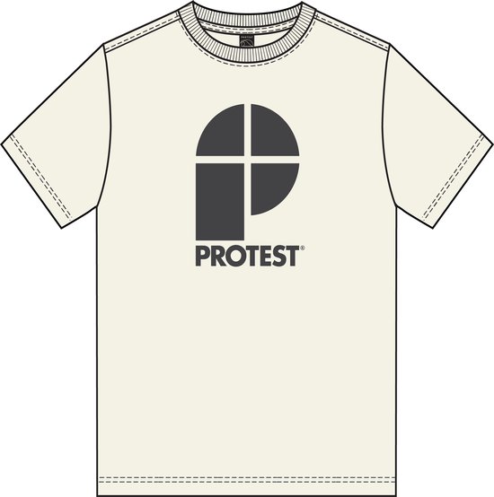 Protest Classic, Classic Logo T-Shirt geen men