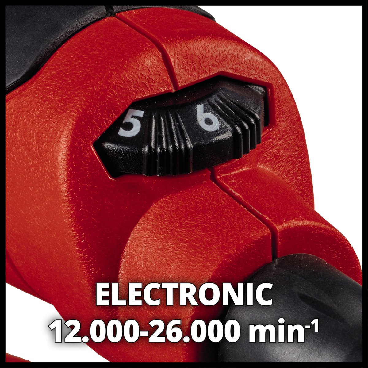 Einhell Elektrische Excentrische Schuurmachine TC-RS 425 E - 425 W - Schuuroppervlak: Ø 125 mm - Elektronische snelheidsregeling - Incl. 3x schuurvellen – foto 4