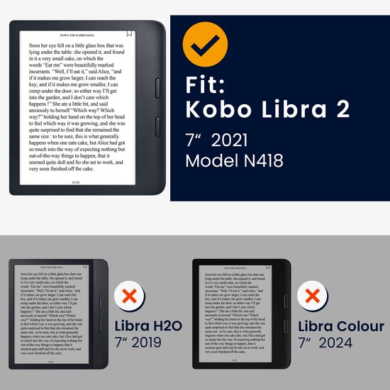 kwmobile e-reader hoesje geschikt voor Kobo Libra 2 hoes - E reader flip case met magnetische sluiting - Ereader cover - Bloemen in reliëf design in groen van kwmobile — afbeelding 4