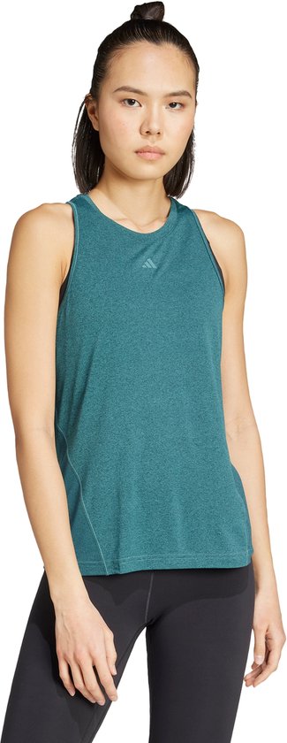 Foto: Adidas performance designed for training tanktop dames groen l