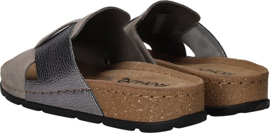 Rohde 5410 - Chaussons femme - Couleur : Grijs - Pointure : 42