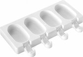 Scoby - IJsjesmal - Magnum vorm - DIY Ice Cream Mold - Mini formaat - Wit