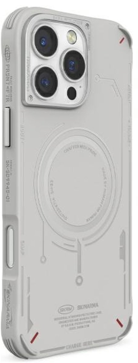 Skinarma Mecha Case Voor Iphone 16 Pro 6.3 Magnetische Oplaadtelefoonscherming