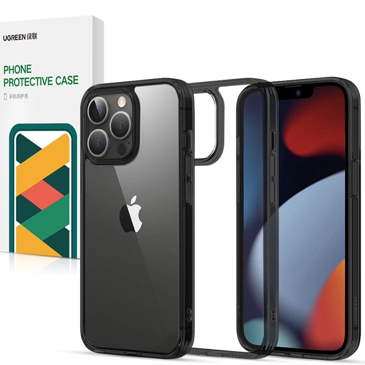Ugreen Beschermende Fusion Hoesje Voor Iphone 13 Pro Max Met Beschermende Gel Frame