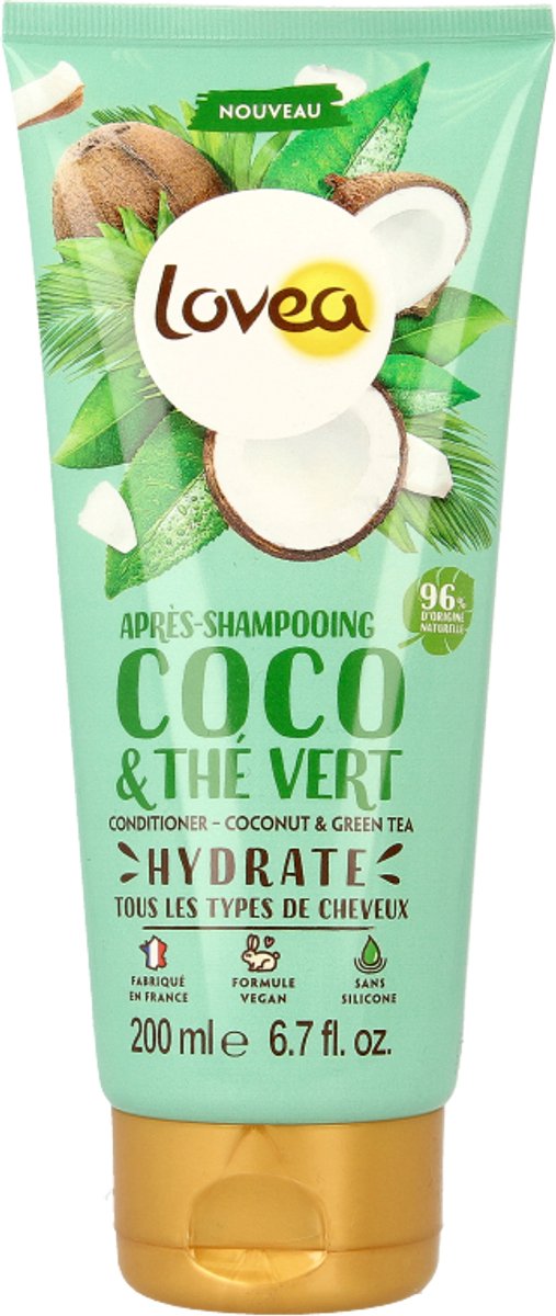 Lovea Kokos en Groene Thee Conditioner - 200 ml