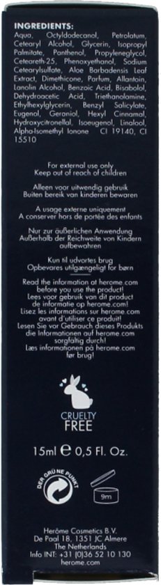 Herome Ontstekingsremmende Nagelriemcreme Nagelverzorging - Cuticle Cream - 13.5ml