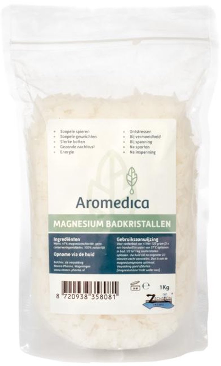 Aromedica Magnesium badkristallen 1 Kilogram
