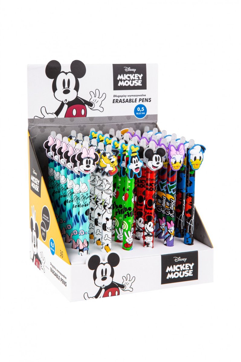 Colorino Disney - Automatische Uitwisbare Pen - Mickey Mouse - 1 Stuk