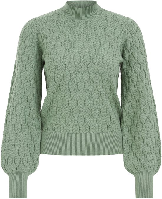 WE Fashion Dames gebreide trui met structuur