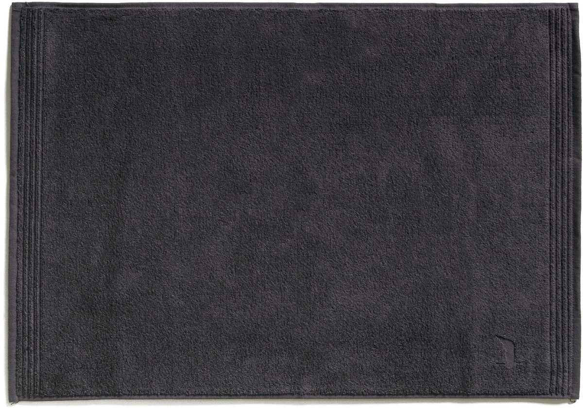 möve Superwuschel douchemat 50 x 70 cm van 100% katoen, donkergrijs