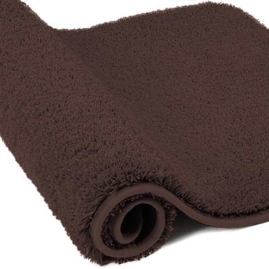 wyewye Microvezel badmatten, 2 cm superdikke badmatten, super absorberende badkamertapijten 50 x 80 cm en 40 x 60 cm, roze