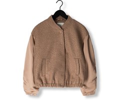 NUKUS Baltimore Jacket Satin Jassen Dames - Winterjas - Taupe - Maat XL
